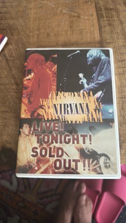 Nirvana Live tonight sold out DVD