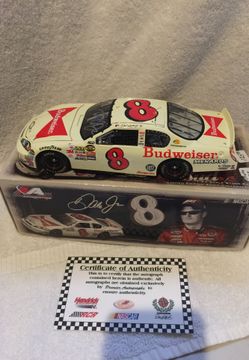 Dale Earnhardt Junior autograph car