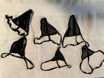 Black Thong Lingerie Undergarment