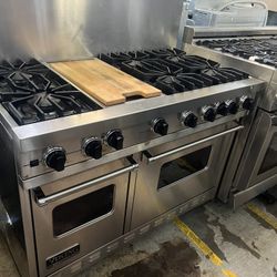 Viking 48” Gas Range Stainless Steel 