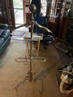 Vintage Brass Valet Stand