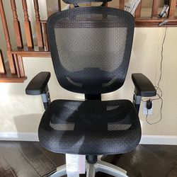 Premium Black Mesh Office Chair