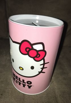 Hello kitty piggy bank metal