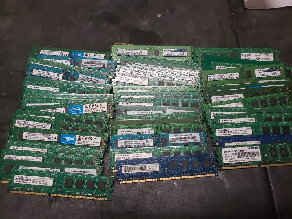 DDR 3 4gb Desktop Ram 50 Pieces