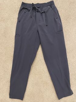 Essence bu Aura Naturale Elastic Yoga Scrub Pants Dark Gray (Women's Small)
