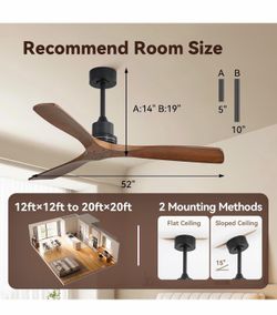 Ceiling fan 52” $$70