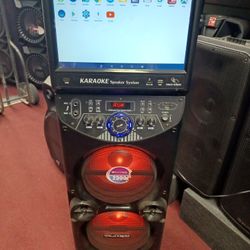 Touch Screen Loud Bluetooth Party Speaker. Bluetooth USB SD Card Radio And Guitar 🎸