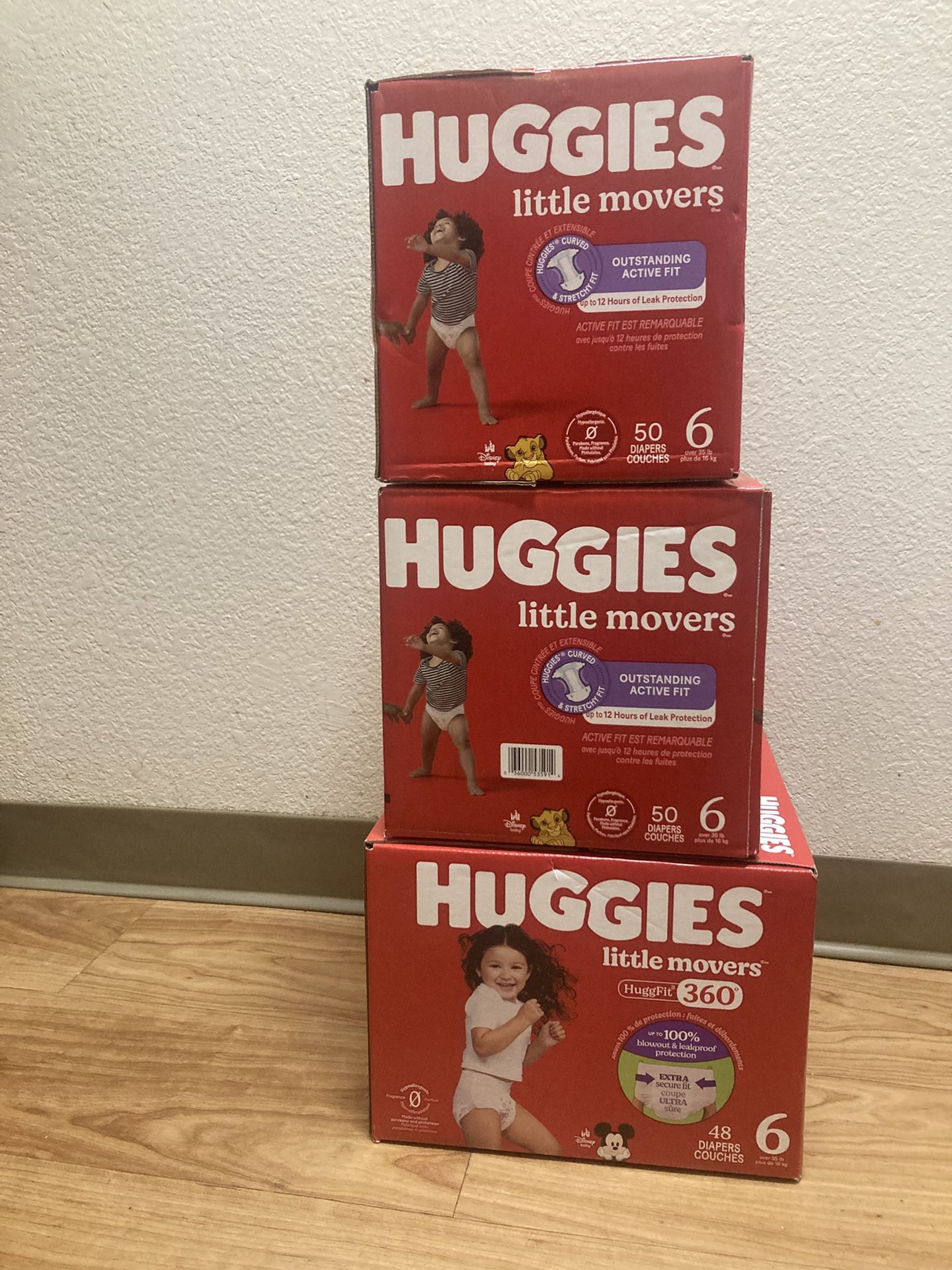 Huggies Diapers (Size 6)
