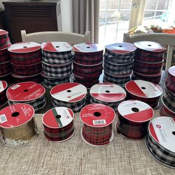 Christmas Ribbon Huge Lot!!!!!