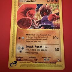 Pokemon Aquapolis Hitmonchan e-Reader