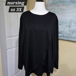 BRAND NEW NURSING TOPS SZ 3X BY MOTHERHOOD 
