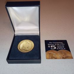 REPLICA OF THE 1795 GOLD HALF EAGLE POINT