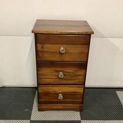 3 Drawer Small Wood Dresser / Storage