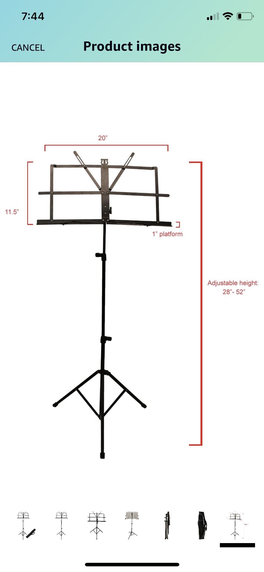 Folding Music stand