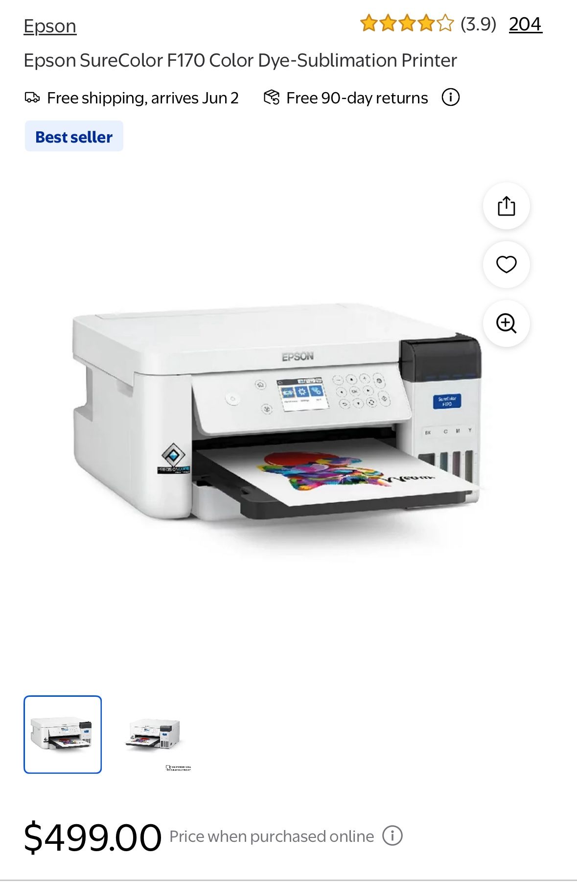 Epson Sublimation Printer