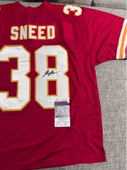 L’Jarius Sneed Signed Autograph Custom Jersey - JSA COA - Kansas City Chiefs