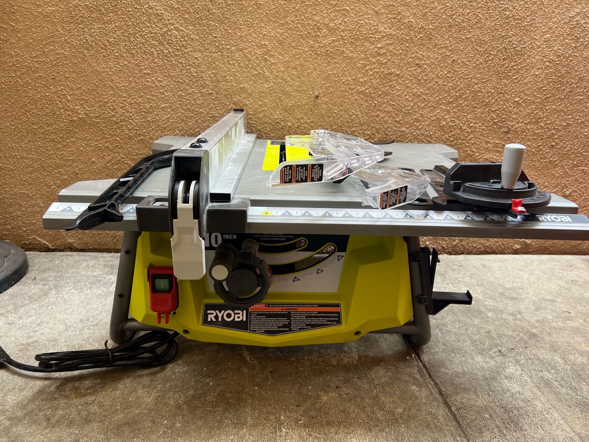 15 Amp 10 in. Compact Portable Corded Jobsite Table Saw