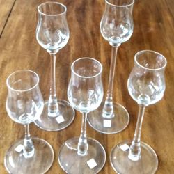 PartyLite Elegance Stemmed Votive Holder Quintet