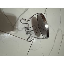 Stainless Steel Adjustable Makeup Mirror with Stand