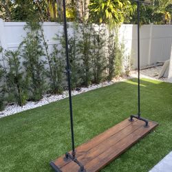 Beautiful Clothing Rack On Wheels 