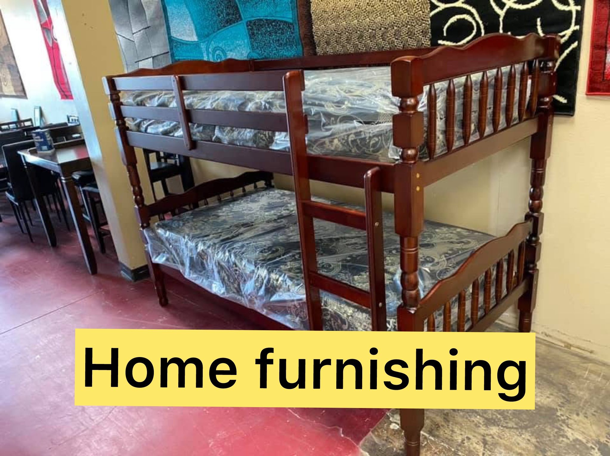 Furniture bunk bed, twin size