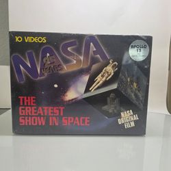 NASA 25 Years The Greatest Show In Space VHS Video Collection 10 Tape Set 1995