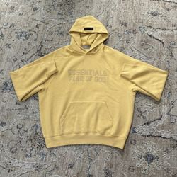 Yellow essential hoodie