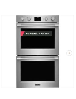 Frigidaire Professional 30 in. Double Electric Wall Oven with Total Convection in Stainless Steel