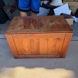 Crafted Wooden Chest