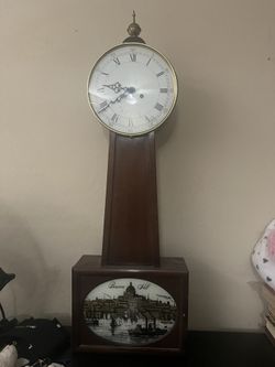 LIMMITED EDITION BEACON HILL BANJO WALL CLOCK 