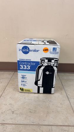 INSINKERATOR POWER SERIES CONTRACTOR 333 FOOD WASTE DISPOSER