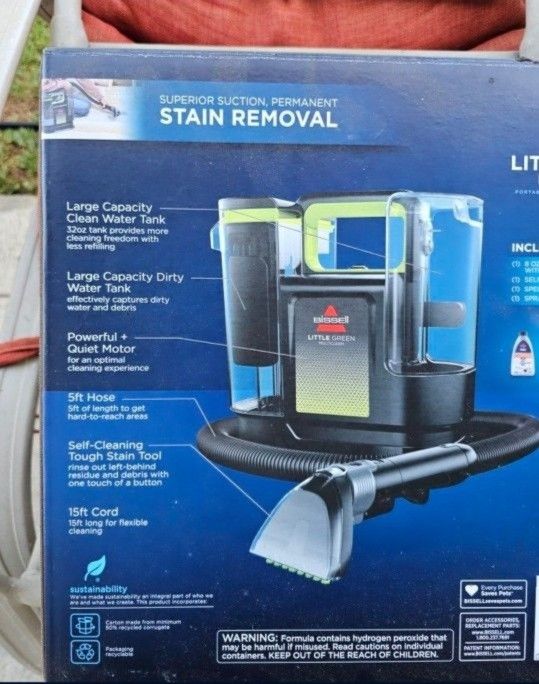 Bissell Little Green Multi clean Portable

Carpet Upholstery Cleaner Vacuum Car Detailing
