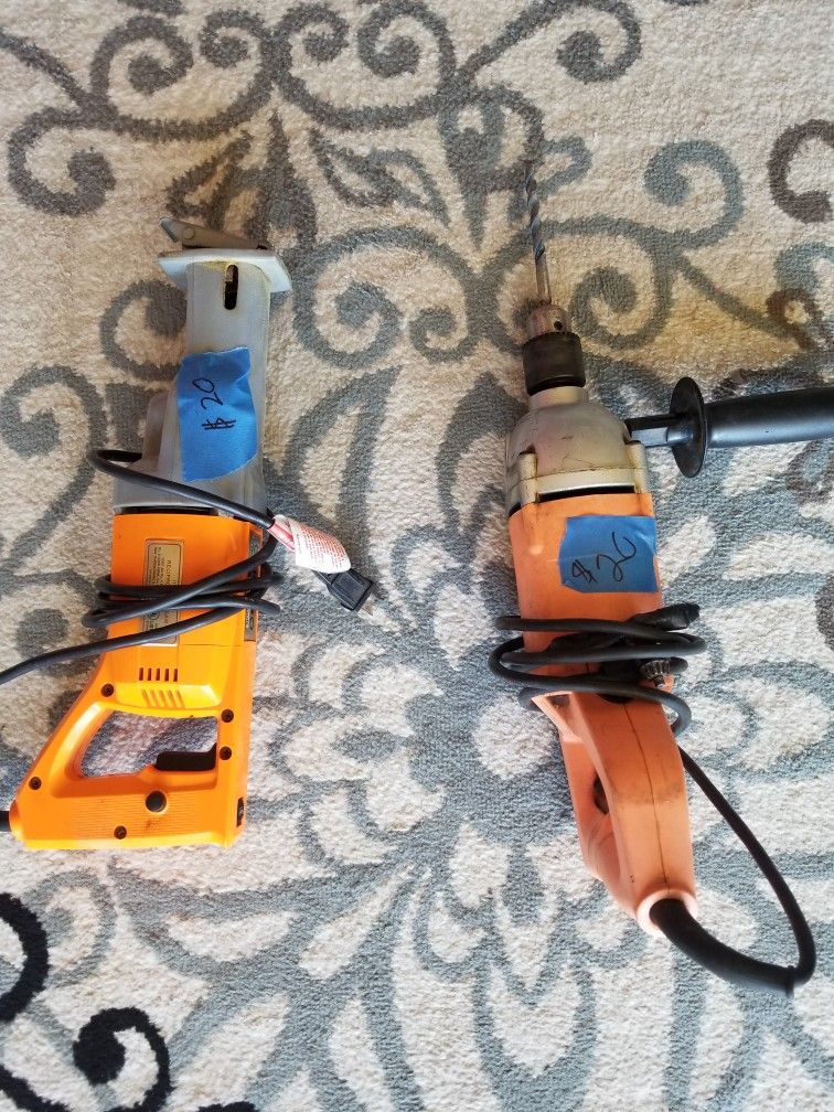 DRILL & RECIPROCATING SAW