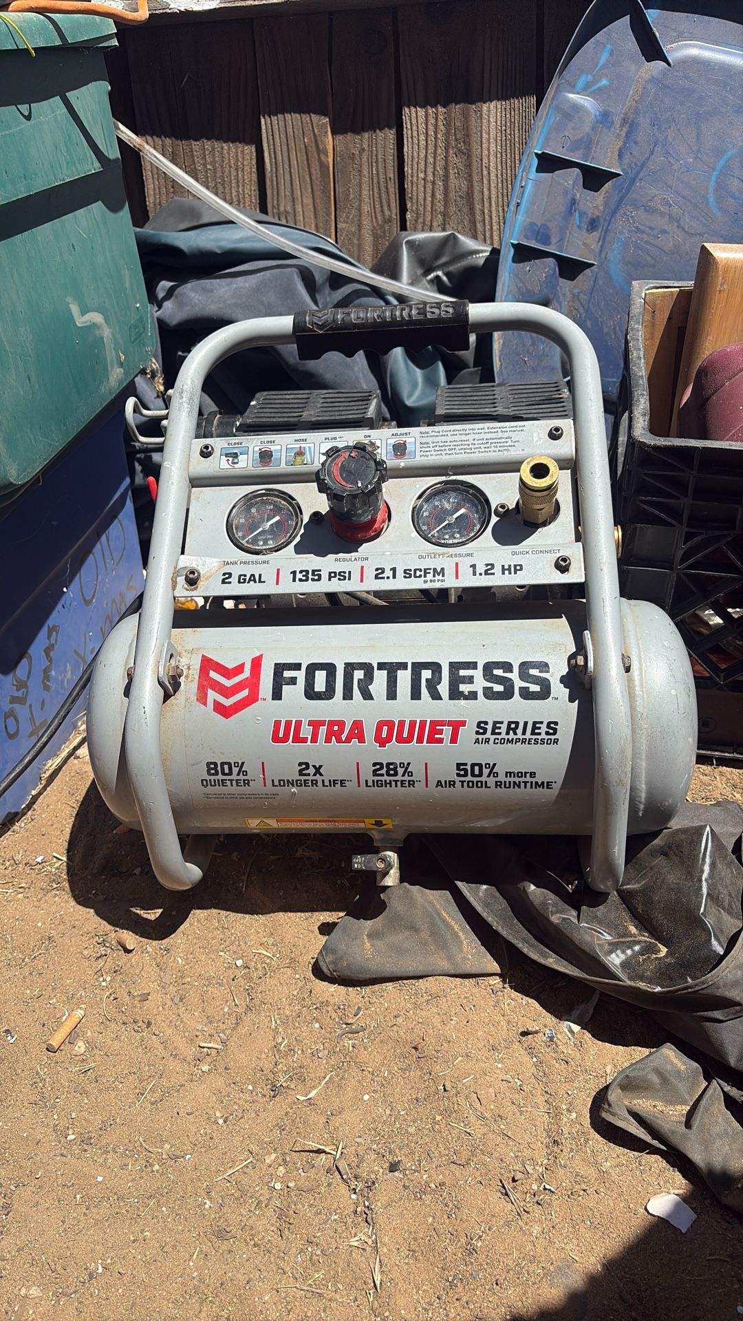 Fortress Air Compressor 2 Gallon