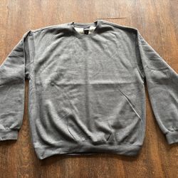 Mens Grey Crewneck Sweater