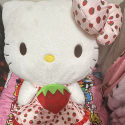 Big Hello Kitty Strawberry Plush