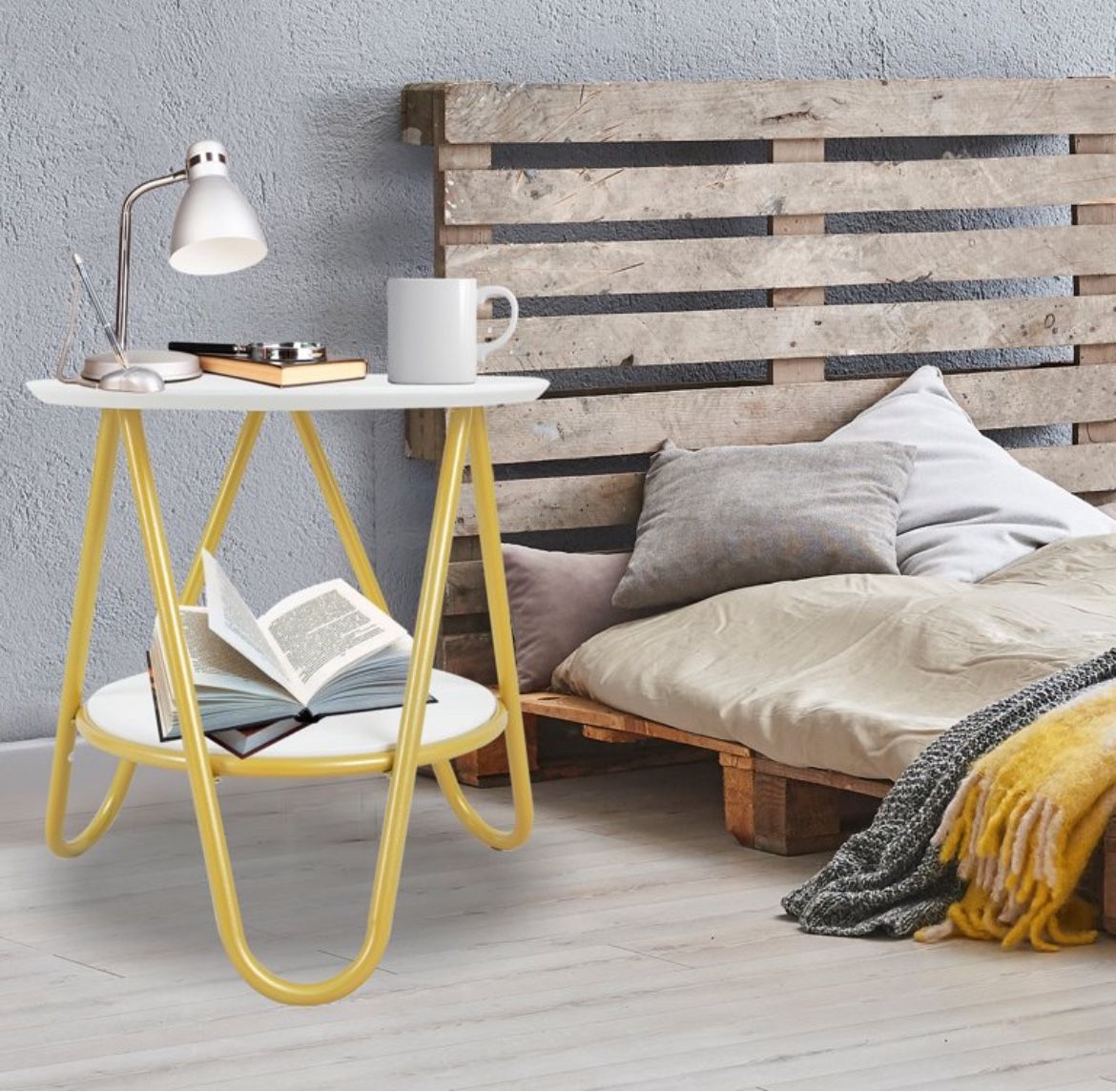 White Side round Table /Small End Table 