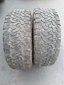 (2) 285/70R17 BFGoodrich All Terrain T/A KO2 Tires
