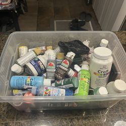 Craft Livers Dream Full Bin If Acrylic Paints Assorted Colors Mist New  