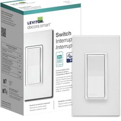 Leviton Decora Smart Switch Z-Wave 800 Series, ZW15S-1RW
