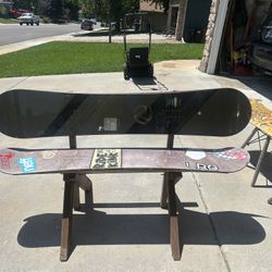 Snowboard Bench