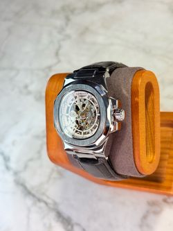 Reloj Silver Phantom Leather Edition Watch New