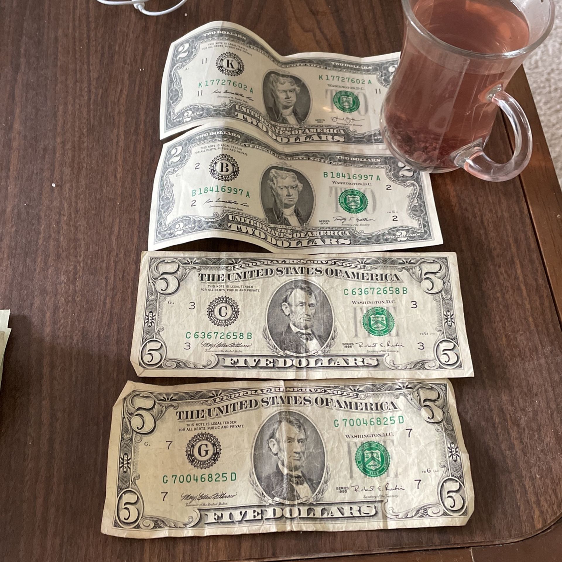 2x5$ Bill 1995 2x2$ Bill