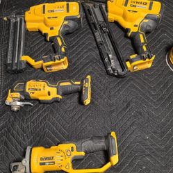 DeWalt 20v Tools Used