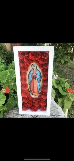 Virgen Mary Shadow Box