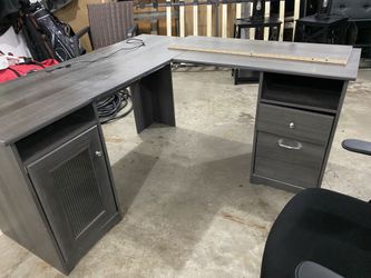 61 Inch L Shaped Desk With Chair