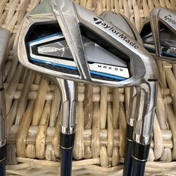 TaylorMade Sim Max OS Iron Set 6-PW, AW - Ventus Reg Flex