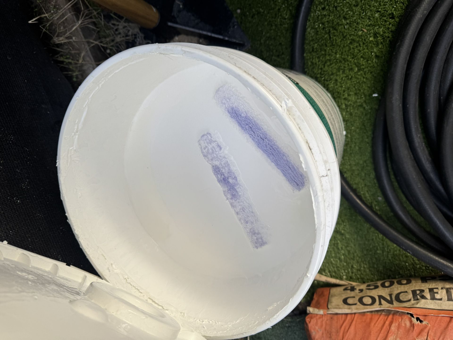 Two Gallón Primer . And Around 4 Gallons Paint