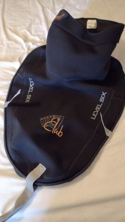 Kayak spray skirt. Level Six, neoprene