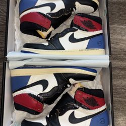 Jordan 1 Retro High Union x Fragment Varsity Red